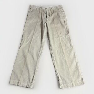 Tommy Hilfiger 38x32 Y2K Corduroy Men's Trousers Pants Khaki  Streetwear Vintage